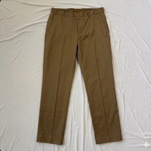 Bonobos Men’s Straight Leg Washed Chino 32 by 27 British Khaki Brown 100% Cotton